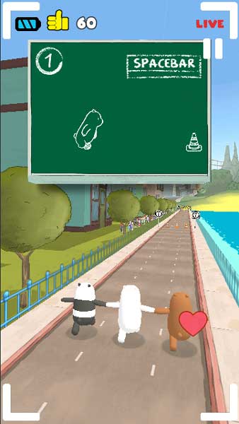 Điều khiển 3 anh em nhà gấu Parkour