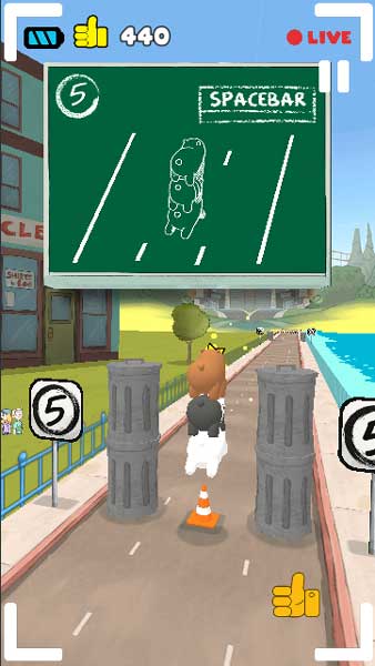 Chồng lên nhau hoặc nhảy cao