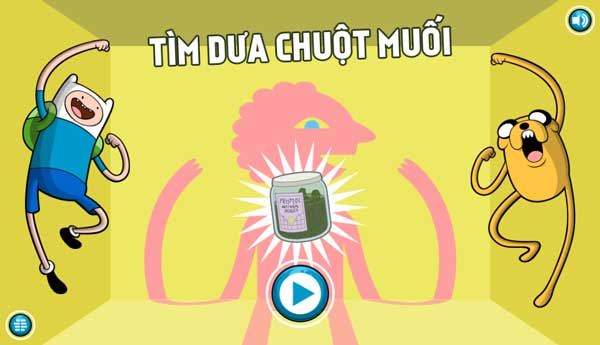 Chơi game Jake và Finn tìm dưa chuột muối - GameVui