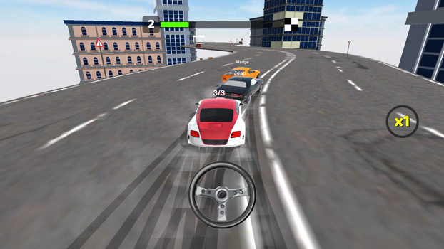 Tranh chấp vị trí với các đối thủ trong các đường đua nguy hiểm.