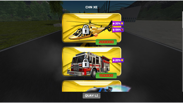 Mua và trải nghiệm các loại phương tiện khác nhau.