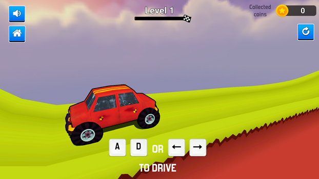 Chơi game Lái xe leo dốc - GameVui.vn