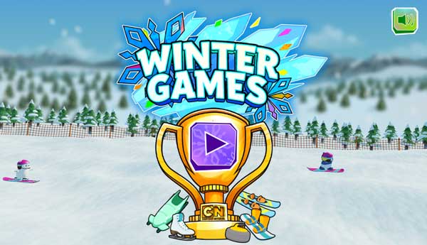 Chơi game Thể thao mùa đông Cartoon Network - GameVui