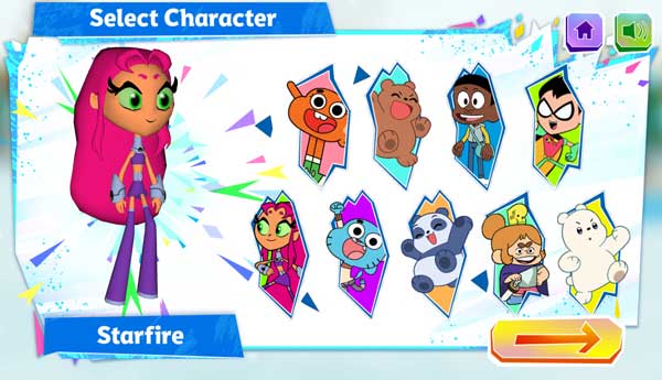 Rất nhiều nhân vật hoạt hình Cartoon Network quen thuộc