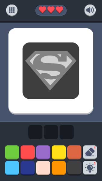 Biểu tượng Superman có những màu nào?