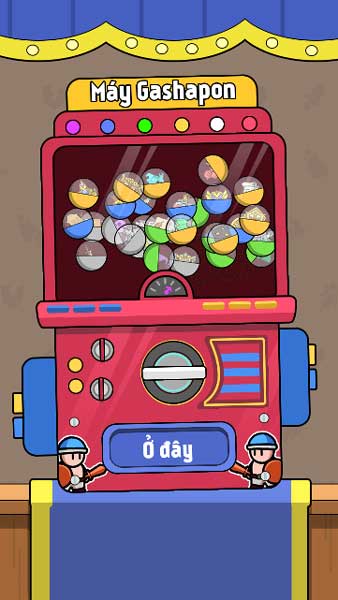 Quay Gacha để nhận nhiểu cổ vật khác nhau