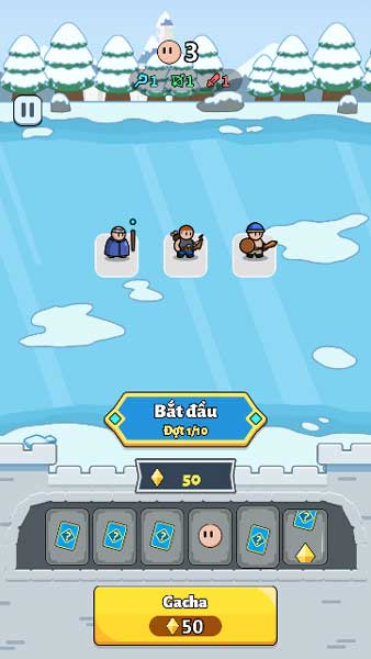 Quay Gacha bằng 100 Adamantite ban đầu