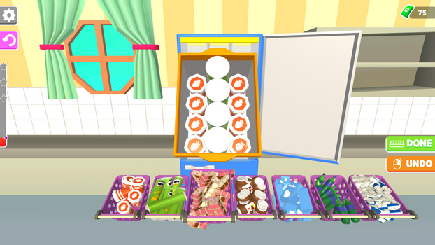 Sẽ có đa dạng các đồ vật cần được sắp xếp đấy nhé.