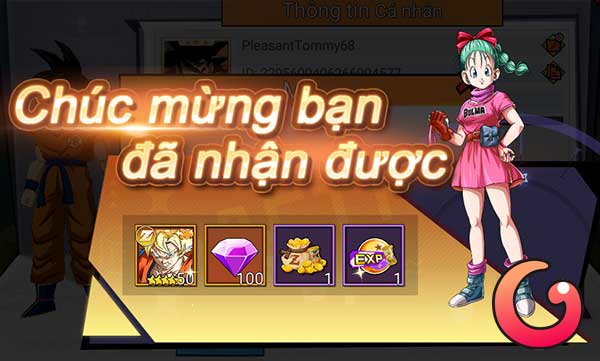 Chúc mừng bạn đã nhận được