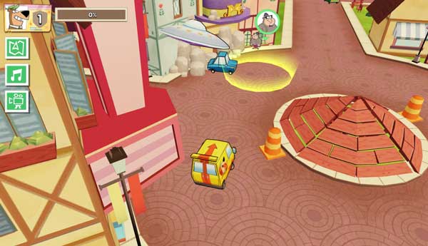 Di chuyển đến các điểm đánh dấu để nhận nhiệm vụ