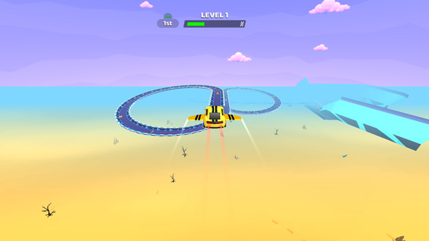 Thực hiện các pha lướt ô tô trên không đầy mạo hiểm.