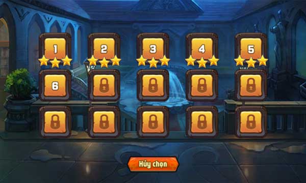 Rất nhiều cấp độ để người chơi trải nghiệm