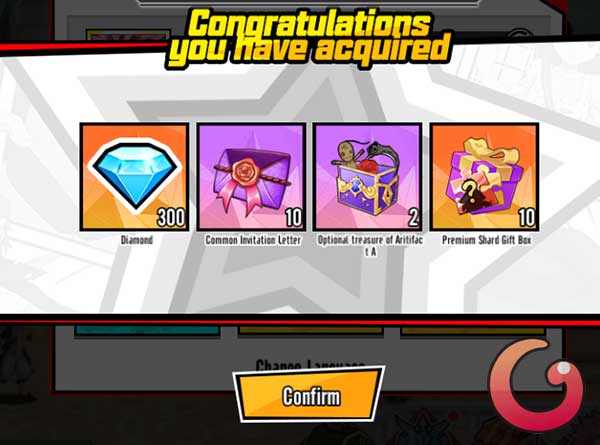 Phần thưởng đổi code