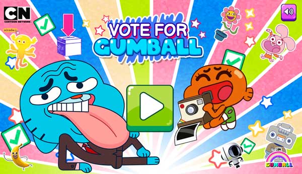 Chơi game Bầu chọn Gumball - GameVui