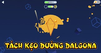 Tách kẹo đường Dalgona