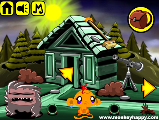 Chơi game Chú khỉ buồn: Ngắt đèn căn cứ bí mật - GameVui.vn