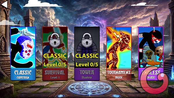 Nhiều chế độ chơi khác nhau