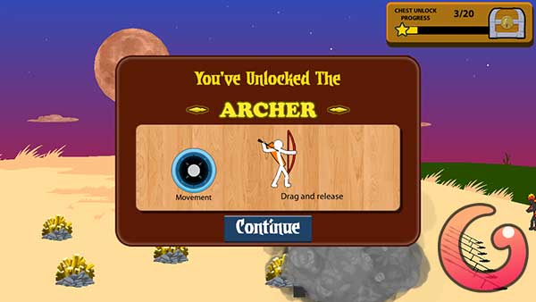 Mở khóa cung thủ