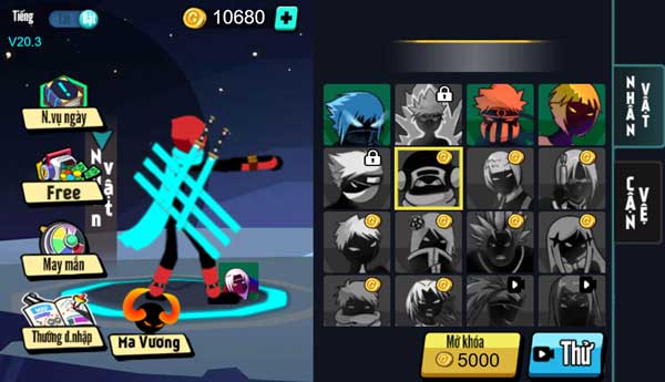 Rất nhiều nhân vật chính và hỗ trợ để người chơi lựa chọn