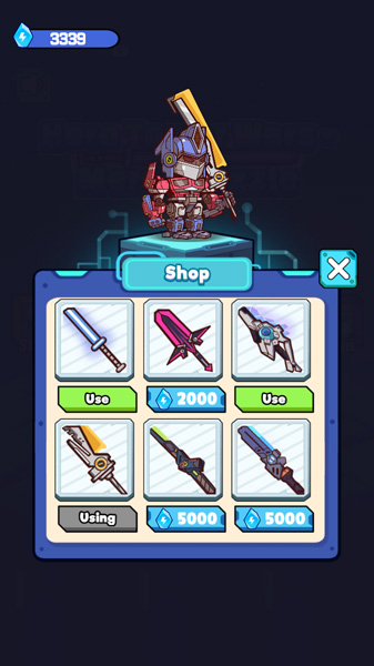 Khám phá các vũ khí.