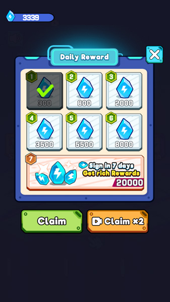 Phần thưởng hằng ngày.