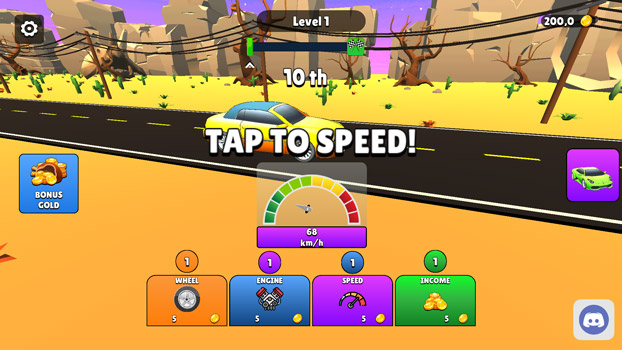 Chơi game Đua xe clicker - GameVui.vn