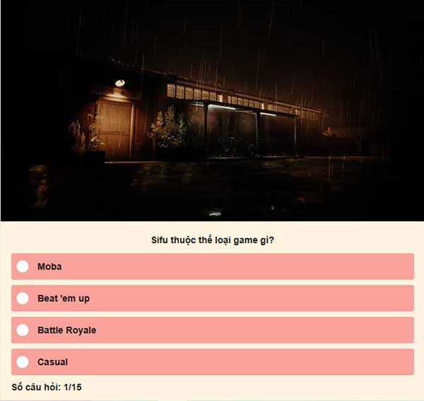 Cùng thử sức và xem bạn hiểu sâu về Sifu đến đâu nhé!