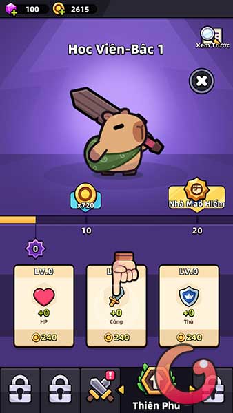 Nâng cấp sức mạnh