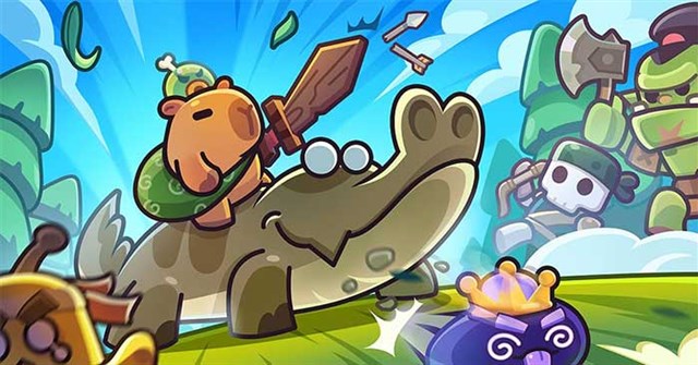 Cách chơi game chuột lang nước phiêu lưu Capybara Go