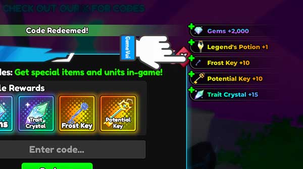 Phần thưởng đổi code