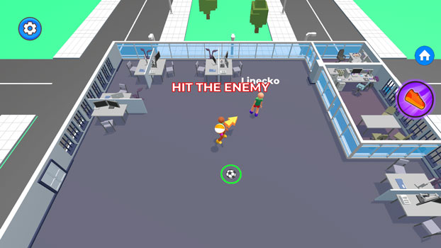 Ném bóng để loại đối thủ.