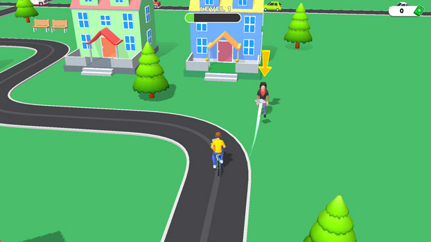 Giao báo cho mọi người trong thị trấn.