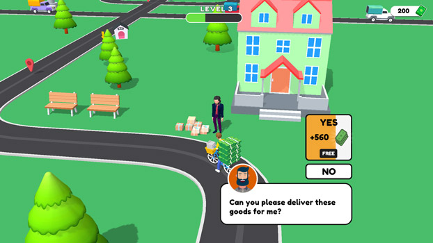 Làm những nhiệm vụ thú vị bất ngờ.