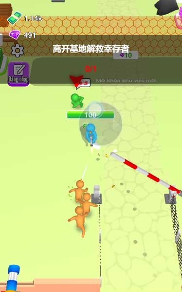 Ra ngoài căn cứ để giải cứu người sống sót