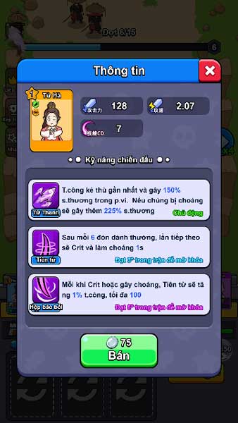 Có thẻ bán bớt Hero nếu không còn cần thiết