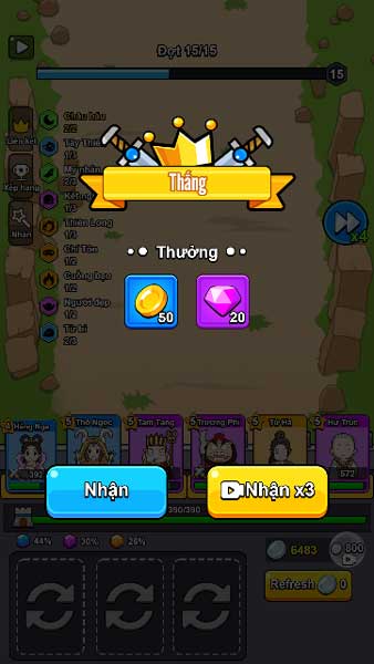 Giành chiến thắng