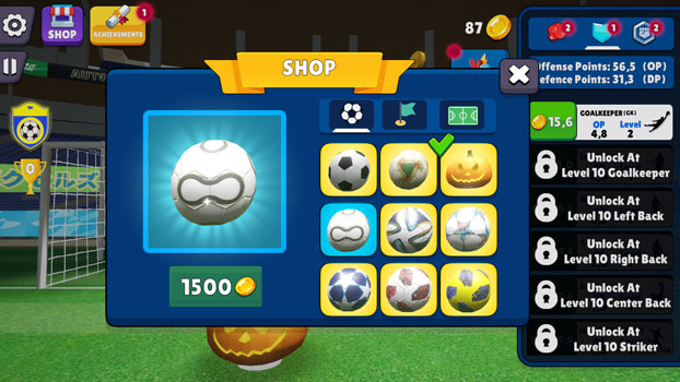 Có nhiều hình dạng quả bóng cho bạn khám phá.