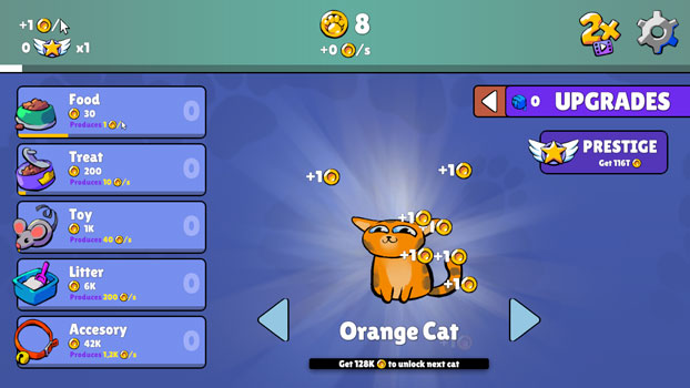 Không ngừng kiếm xu.