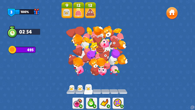 Ghép các Icon giống nhau để loại bỏ chúng.