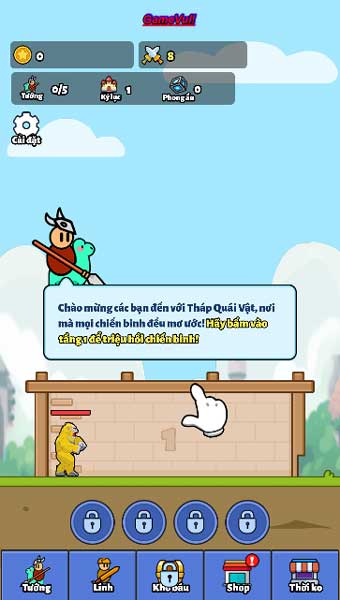 Chơi game Stickman leo tháp - GameVui