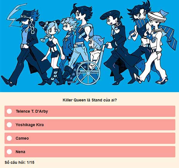 Sẵn sàng để trở thành bậc thầy trong việc nhận diện các Stand chưa?