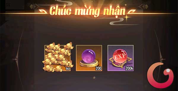 Phần thưởng đổi code