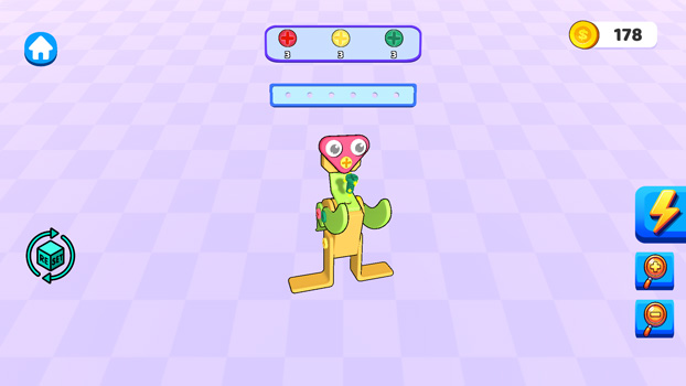 Tháo gỡ toàn bộ vít để hoàn thành màn chơi.