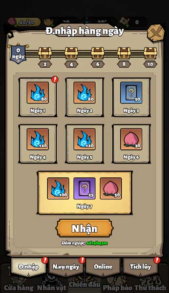 Xem video QC để nhận thêm phần thưởng