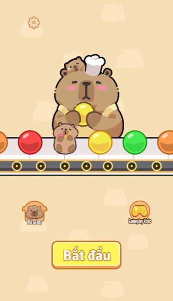 Chơi game Capybara giải đố - GameVui