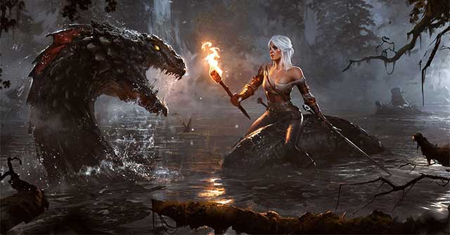 Đâu là loại kiếm được trang bị cho Geralt?
