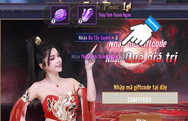 Phần thưởng đổi code
