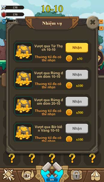 Làm nhiệm vụ hàng ngày để nhận phần thưởng hấp dẫn