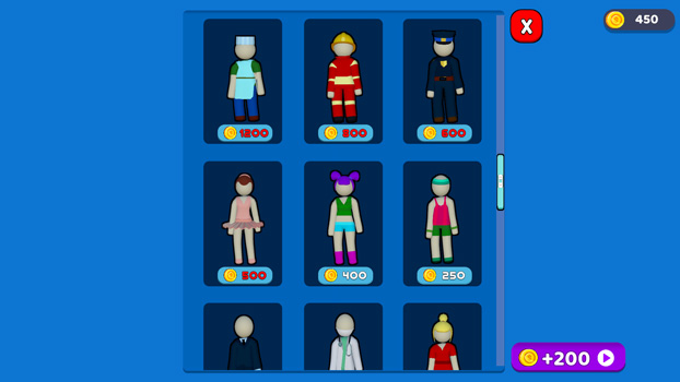 Mua những bộ trang phục thú vị.