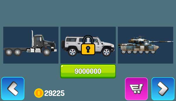 Xem video QC để nhận thêm xu và mở khóa nhiều mẫu xe khác